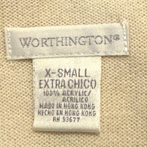 Lot 2 Vintage Y2K Womens Top Sweater XS / Petite Beaded Blouse Fairy Knit - Picture 8 of 16